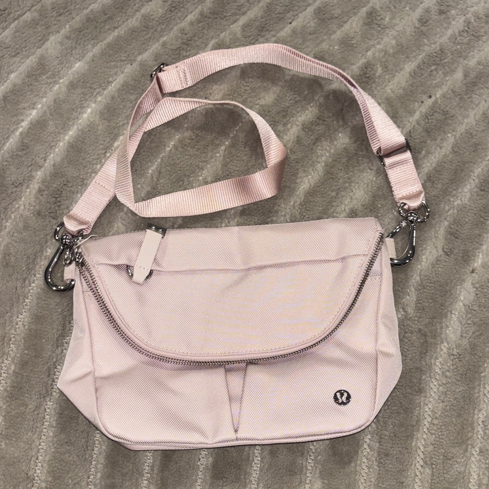 DISCONTINUED lululemon athletica Pale Pink Crossbody Bag